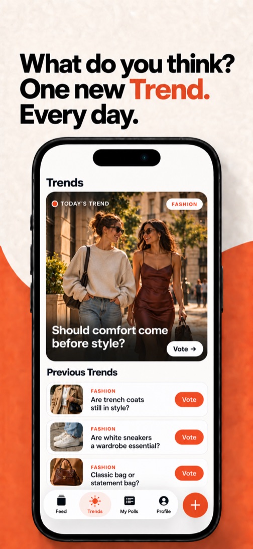 One new Trend every day — see today’s question and vote.